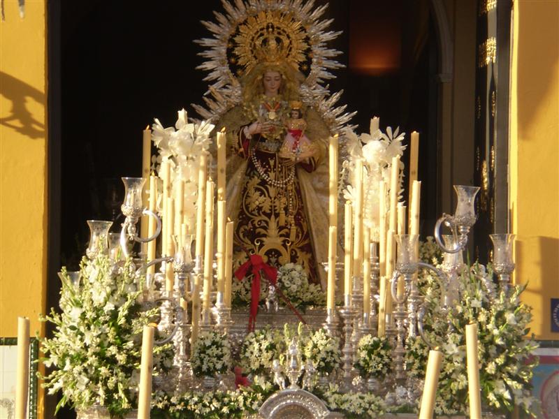 Madre y Patrona de Santiponce Coronada. Eduardo Fdez. López